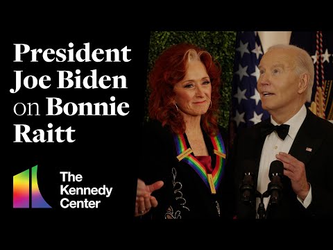 President Joe Biden on Bonnie Raitt - 2024 Kennedy Center Honors White House Reception