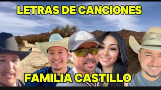 LETRAS DE CANCIONES PARA VIEJON,JUNIOR,CHITO,DAVID E EVELYN