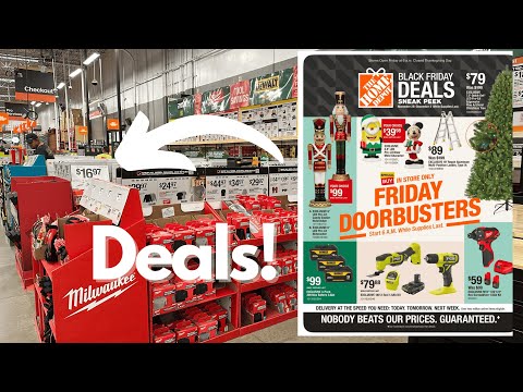 Home Depot Crazy Black Friday Door Buster Tool Deals!