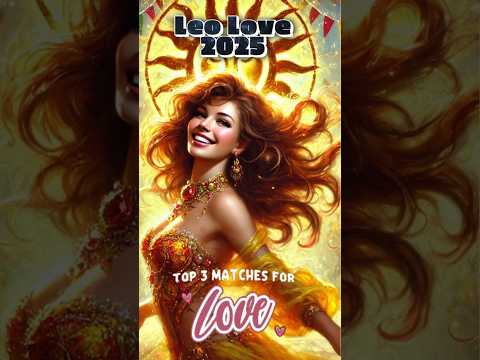 Leo Love 2025: Your Top 3 Matches Revealed #love #astrology