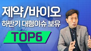 제약/바이오 하반기 대형 이슈 보유  top6 알아보겠습니다