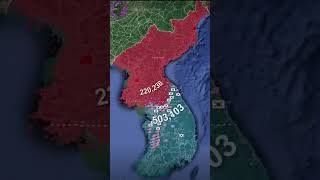 The Korean War. i edited their clips @mapsinanutshell #shorts #viral #korea #trend #gtag