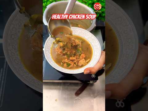 Healthy chicken soup #shorts #youtubeshorts #ytshorts #chickensoup