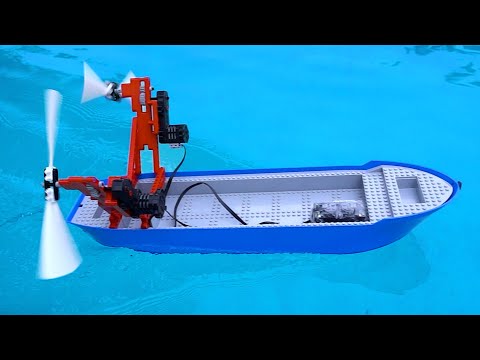 Making a Fast Lego Boat 1/3 - airboat