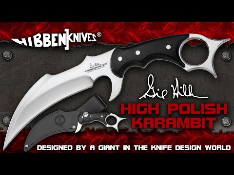 BudK: Gil Hibben High Polish Karambit with Sheath