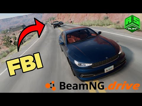 Getting hunted by FBI in BeamNg!