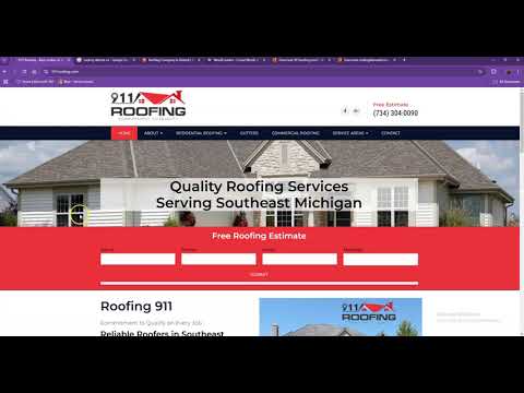 Website Analysis Video for 911 Roofing