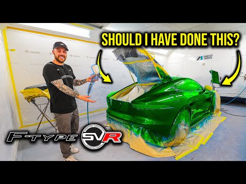 RESTORING MY DESTROYED JAGUAR F TYPE SVR