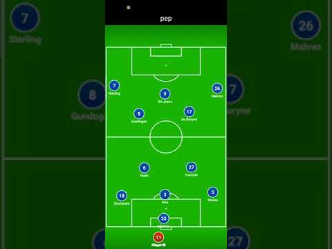 Pep Guardiola Man City Tactics 3-2-5!  #manchestercity #tactics  #footballmanager2024 #recommended