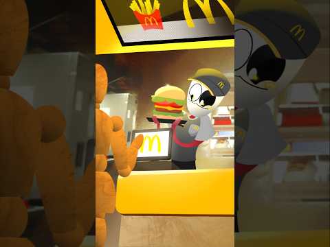 The Amazing Digital Circus Fast Food Transformation #animation