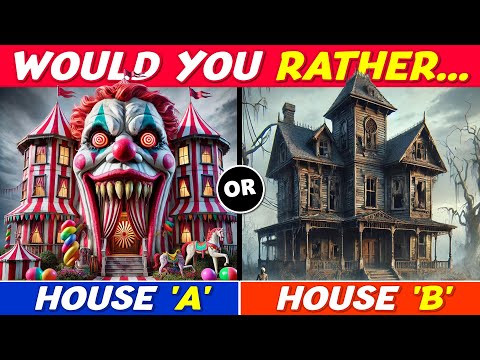 Would You Rather…? Build Your HAUNTED HOUSE! 👻🏚️😱