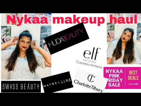 Nykaa haul video/ foundation for Indian skin tone/ lipsticks for Indian skin tone/ makeup video