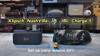 Klipsch Nashville vs JBL Charge 5