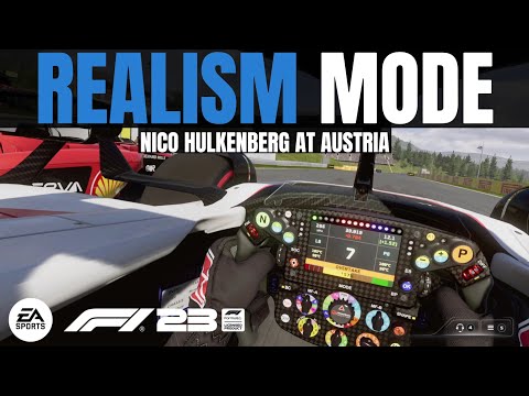 F1 23 Realism Mode - Nico Hulkenberg - Austria [ 25% Race + Cockpit + TrackIR + No Hud]