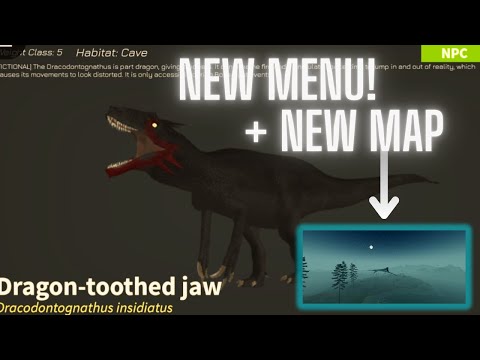 The NEW UPDATED MAP is Finally Here! + NEW MENU LAYOUT - Dinosaur World Mobile