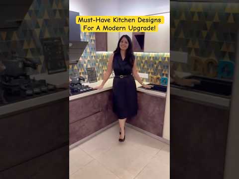 DesignCafe Kitchen Interior Designs😍 #shorts #kitchen #trending