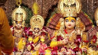 Shringar Arti of Sri Kanak Bihariji as on 30-03-23 08:30 AM