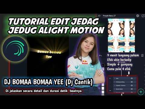 TUTORIAL EDIT JEDAG JEDUG DI APLIKASI AM TERBARU |  DJ BOMAA BOMAA YEE (DJ CANTIK) TIKTOK VIRAL🔥