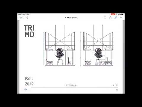 TRIMO BAU 2019 BIMx MODEL NAVIGATION