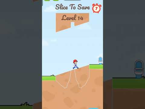 Slice To Save Level 14 Walkthrough. #slicetosave