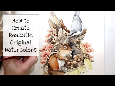 How to Make Original Realistic Watercolors