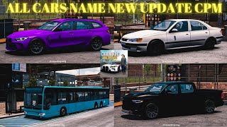 All Cars Name in Car Parking Multiplayer New Update (Olzhass Games)