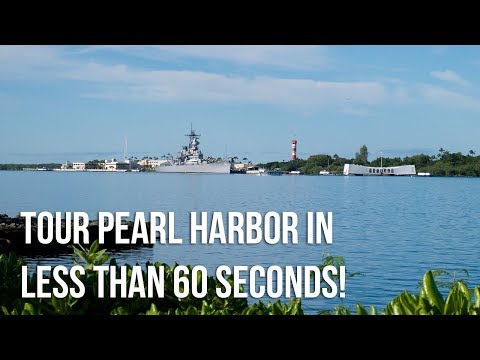 Pearl Harbor Tour in less than 60 seconds