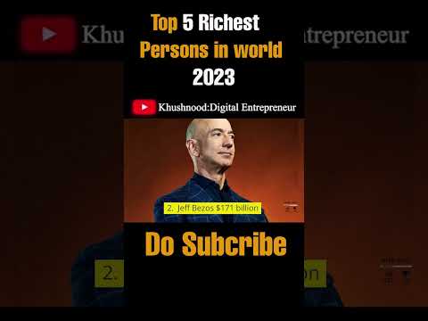 Top 5 richest people in the world 2023 | Billions #viral #viralshorts #trending