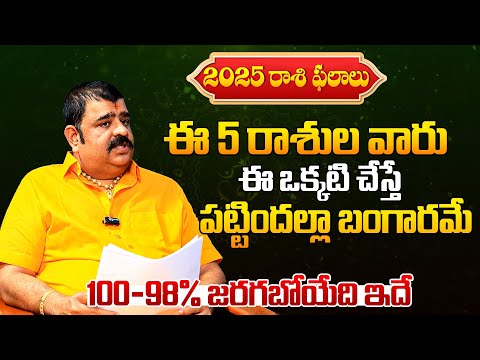 జరగబోయేది ఇదే : Venu Swamy 2025 Rashi Phalalu | New Year 2025 Astrology Telugu | BTV Daily