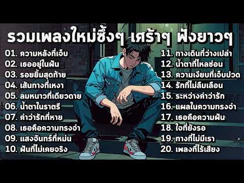 รวมเพลงเศร้าใหม่ๆ เพราะๆและเจ็บมากๆ ฟังได้ยาวๆ!