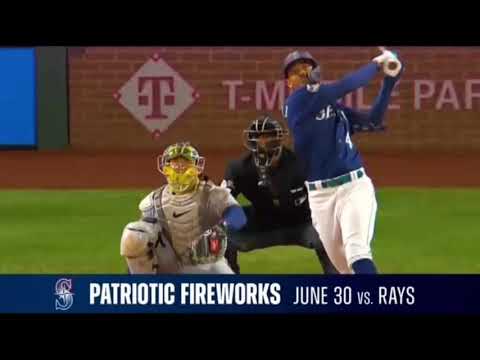 Seattle Mariners Patriotic Fireworks