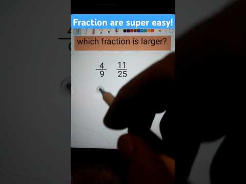 which one is greater | comparing Fractions #fractiontricks #mathshorts