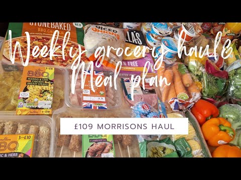 Weekly Morrisons Grocery haul + Meal plan | Fam of 5 |What I buy for my family|What we eat in a week