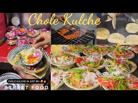 Chole Kulche Famous Street Food Kulche Chole Recipe Punjab Famous Chole Kulche