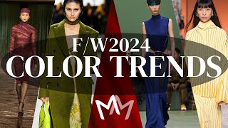 Fashion Color trends report for Fall 2024 and Winter 2025