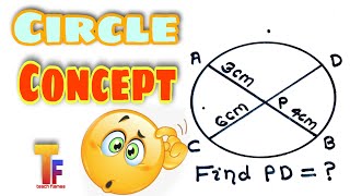 circle concept #shorts #easymaths #mathstrick #circle