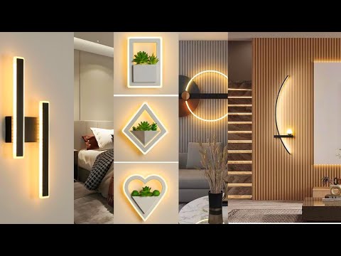 LED Wall Lights Home Decor | LED Strips Lights | Types of Wall Lights Wall Panel Backwall Lights