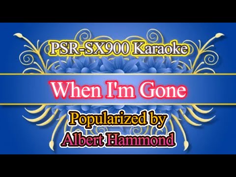 When I'm Gone - Albert Hammond Video Karaoke