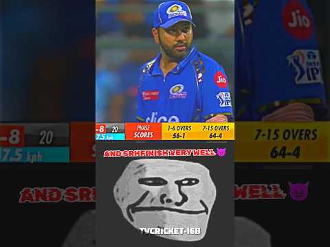 55Th Match Ipl 2024 || Mi Vs Srh || Ipl Highlights ||#ipl2024 #mivssrh #cricket #shorts