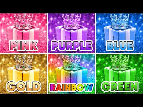 Choose Your Gift...! Pink, Purple, Blue, Gold, Rainbow or Green 💗💜💙⭐🌈💚 How Lucky Are You? 😱