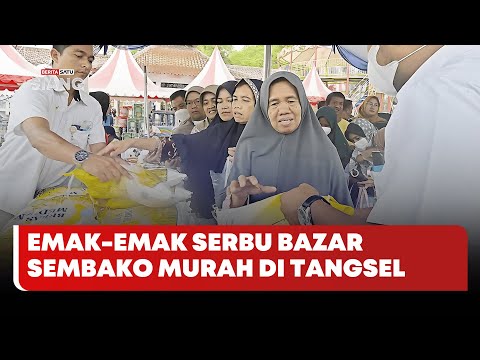 🔴 LIVE | Emak-Emak Serbu Bazar Sembako Murah Di Tangsel - Beritasatu Siang