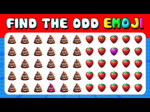 223 Puzzles for GENIUS | Find the ODD One Out - Emoji Quiz 2025 😂🥵 Easy, Medium, Hard Levels