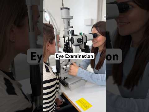 👀 Watch an eye examination with Miss Elizabeth Hawkes! ✨ #blepharoplasty #eyeexamination