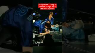 Eunhyuk POV : Lying on Leeteuk hyung's lap is the most enjoyable