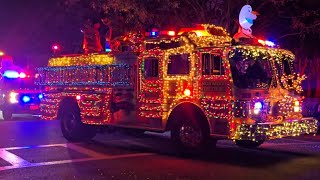 🎄🚨2024🚨🎄Annual Christmas 🚒 Fire Truck 🚒 Parade💥Wallington NJ 💥