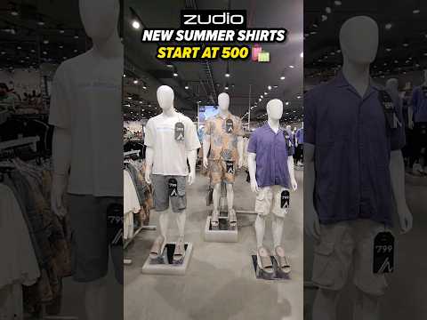 ZUDIO New Summer Shirts At ₹500 🛍 🤩 #zudio #summerfashion #shirts #shopping #shortsvideo