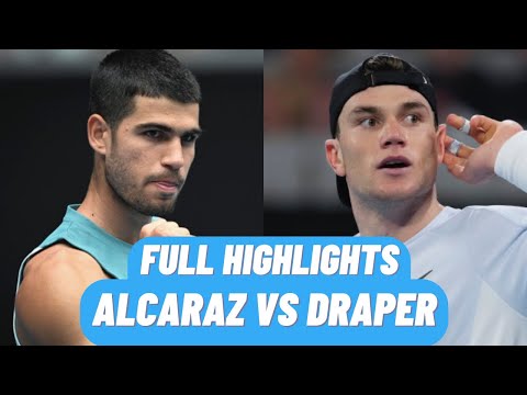 Carlos Alcaraz vs Jack Draper Highlights Of First Meeting Before AO 2025