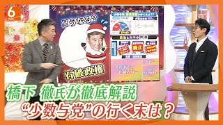 【橋下徹氏が今年の政治を徹底解説】どうなる？石破政権　“少数与党”の自民　企業団体献金めぐり他会派と“溝”も…「透明性の向上が一番大事」「国民全体の負担を求めるなら政治家も金の問題をきれいに」