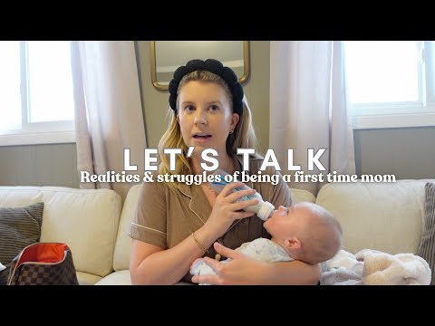 Get Ready With Me | opening up about the struggles of being a new mom