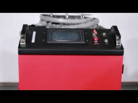 3000W laser cleaning machine with dual beam head